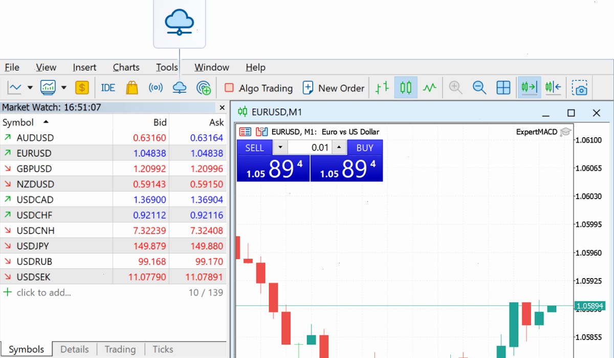 打开MQL5虚拟主机